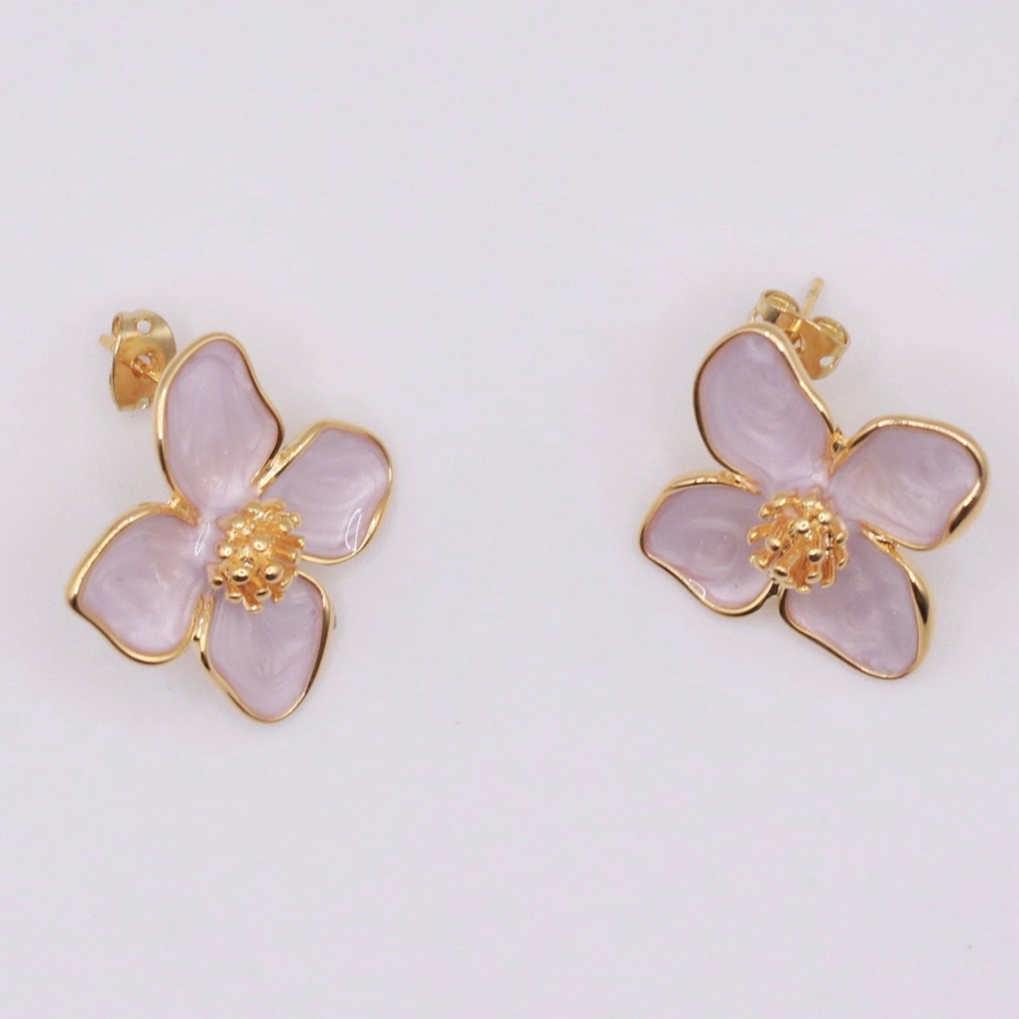 Blush Petal Studs