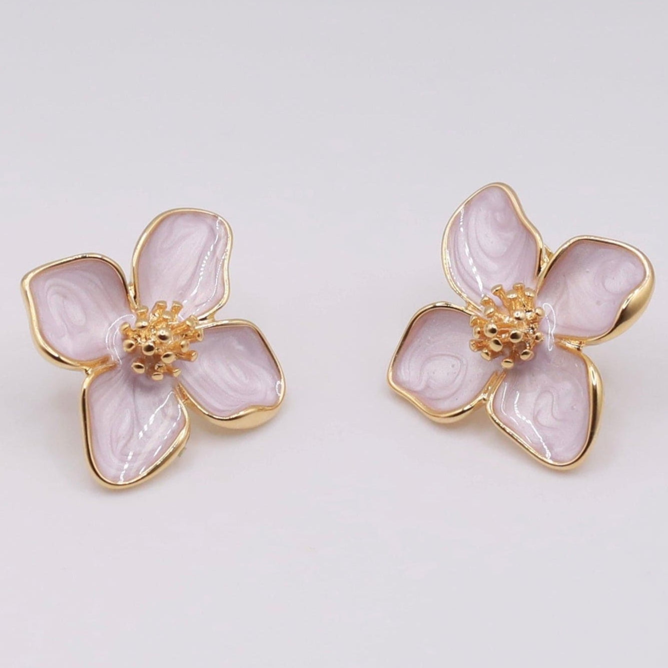 Blush Petal Studs