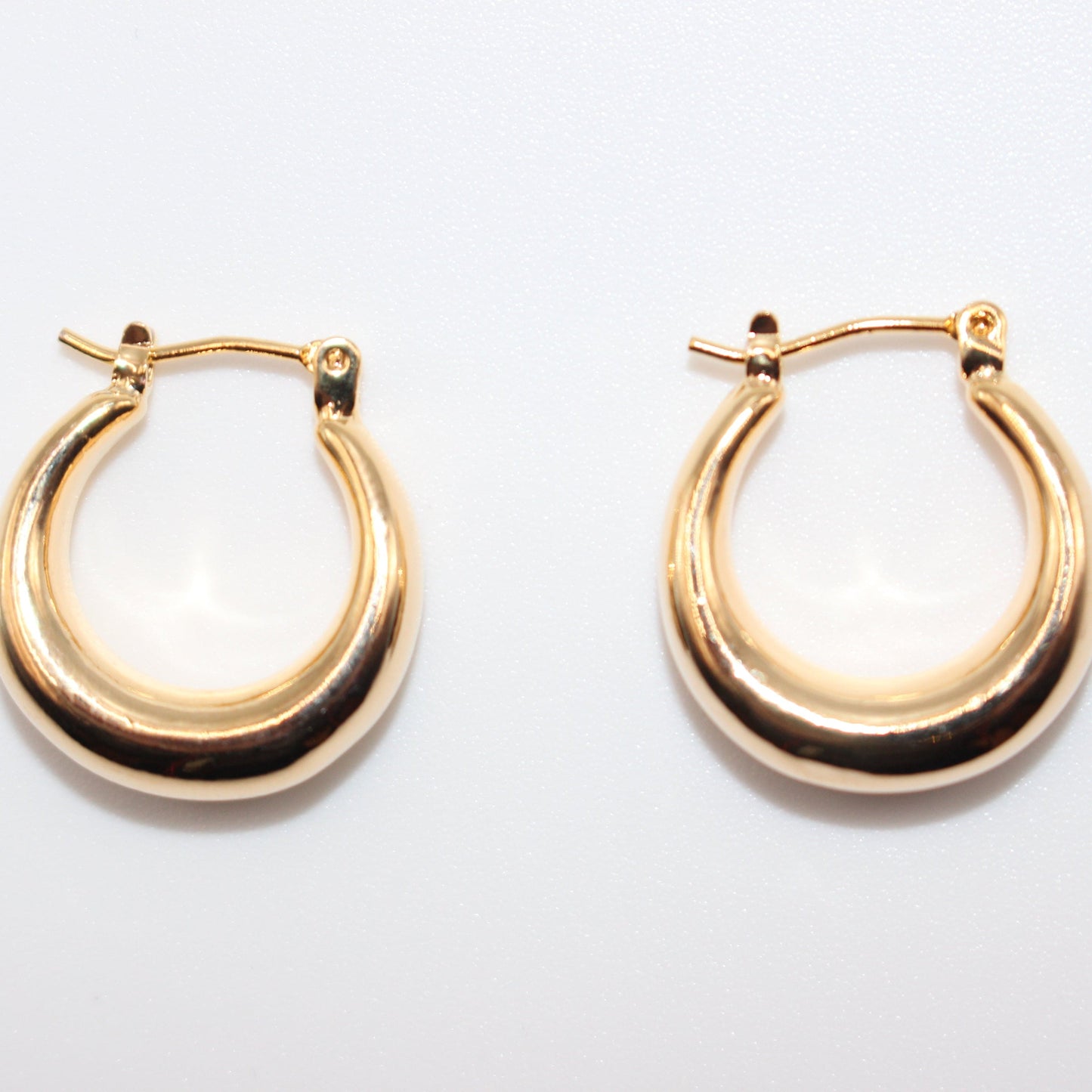 'Chunky' 2cm hoop earrings