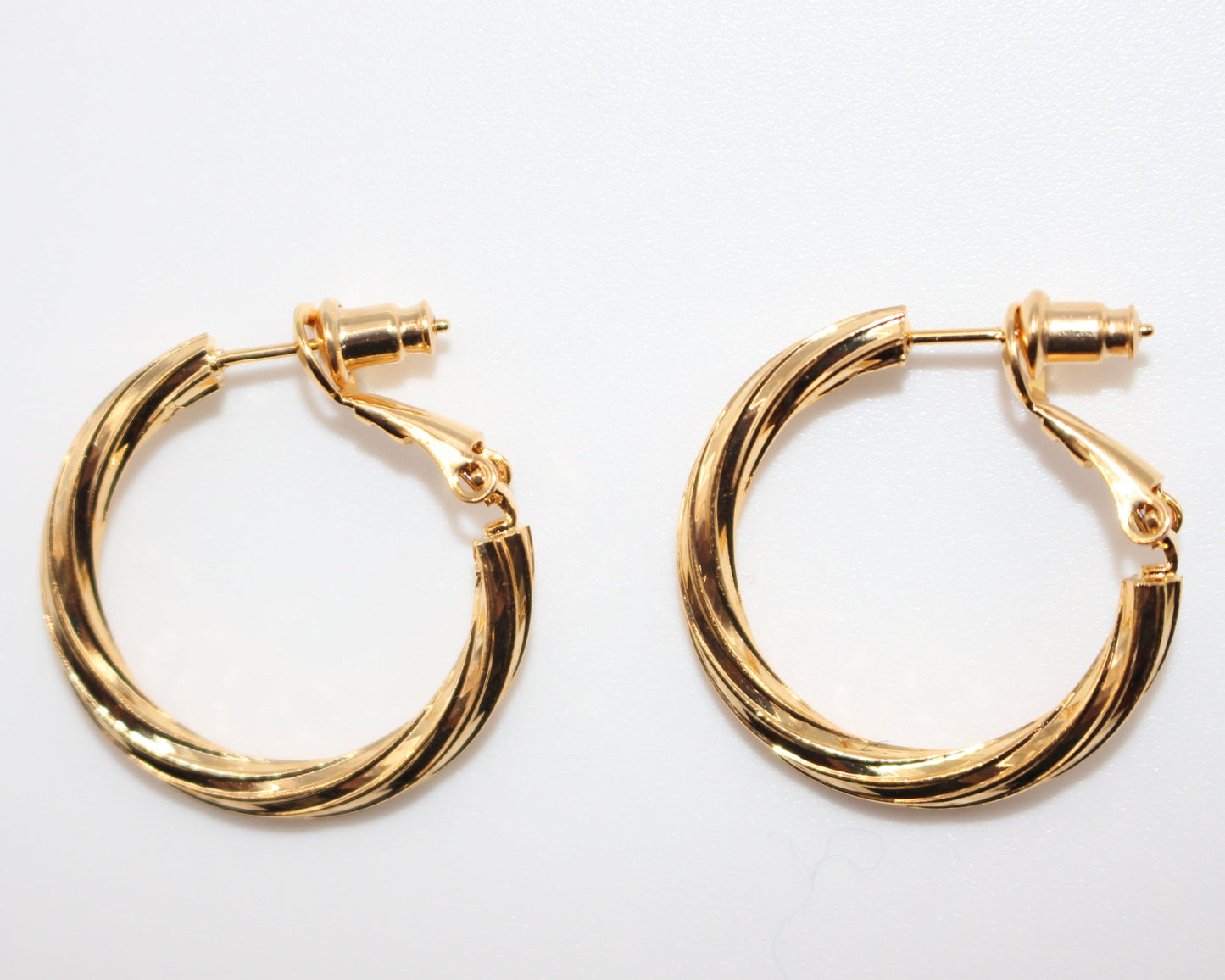 Twisting Snake Hoop Earring