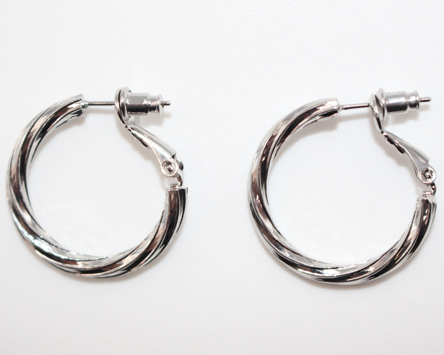 Twisting Snake Hoop Earring