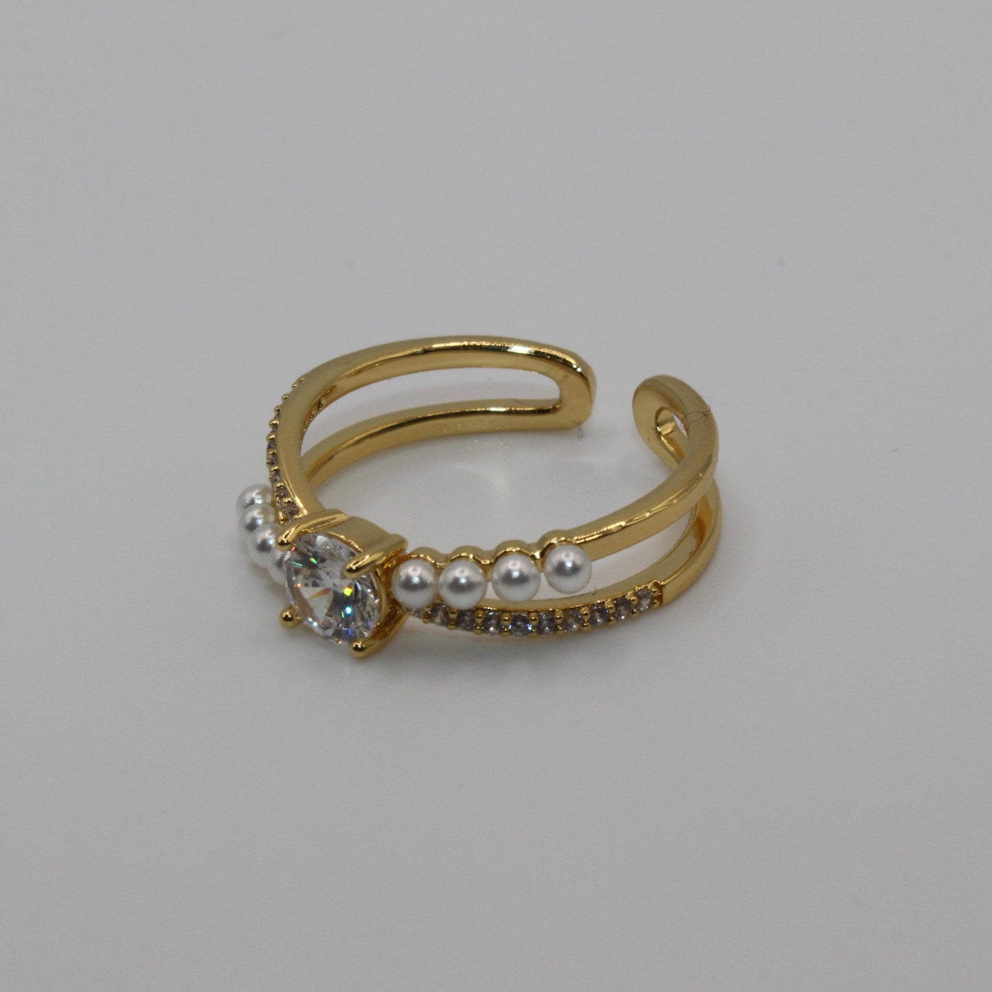 Sparkle Crossover Ring