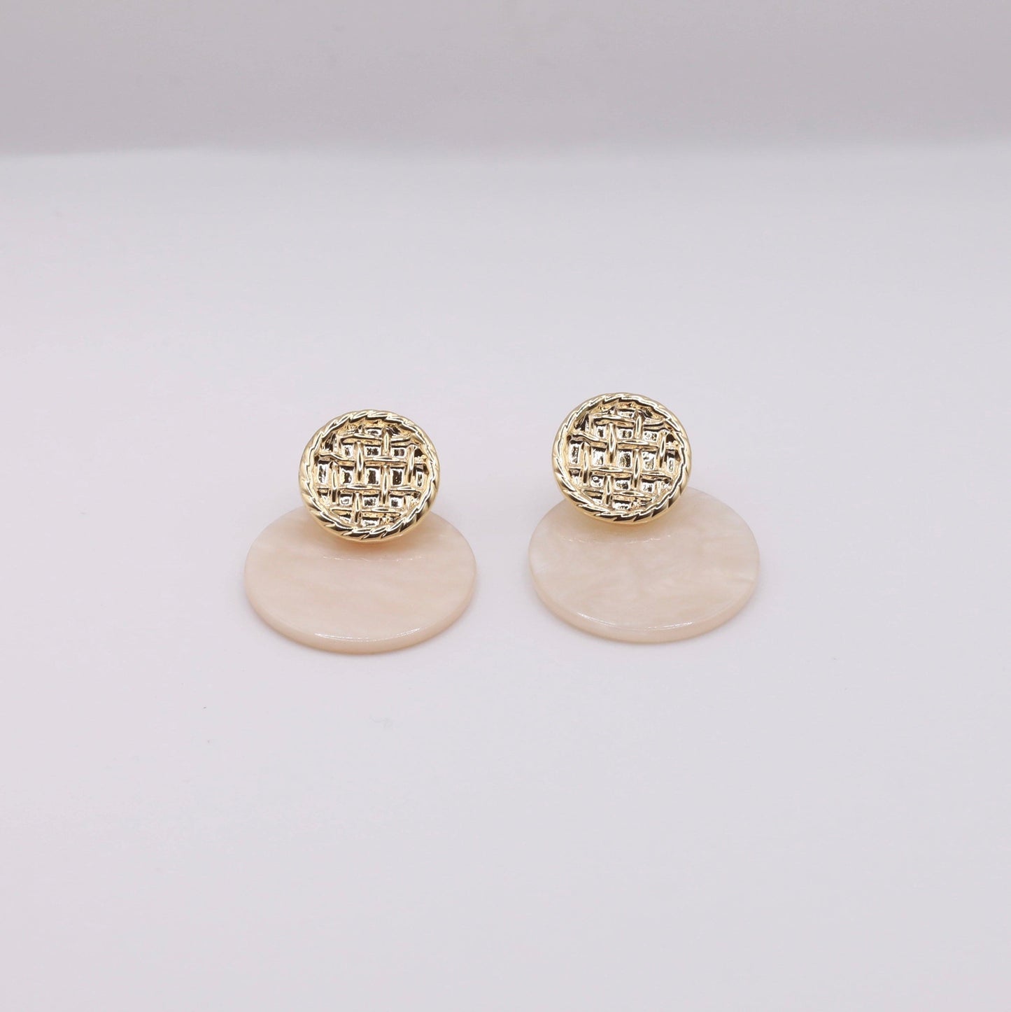Champagne Aura Drop Earrings