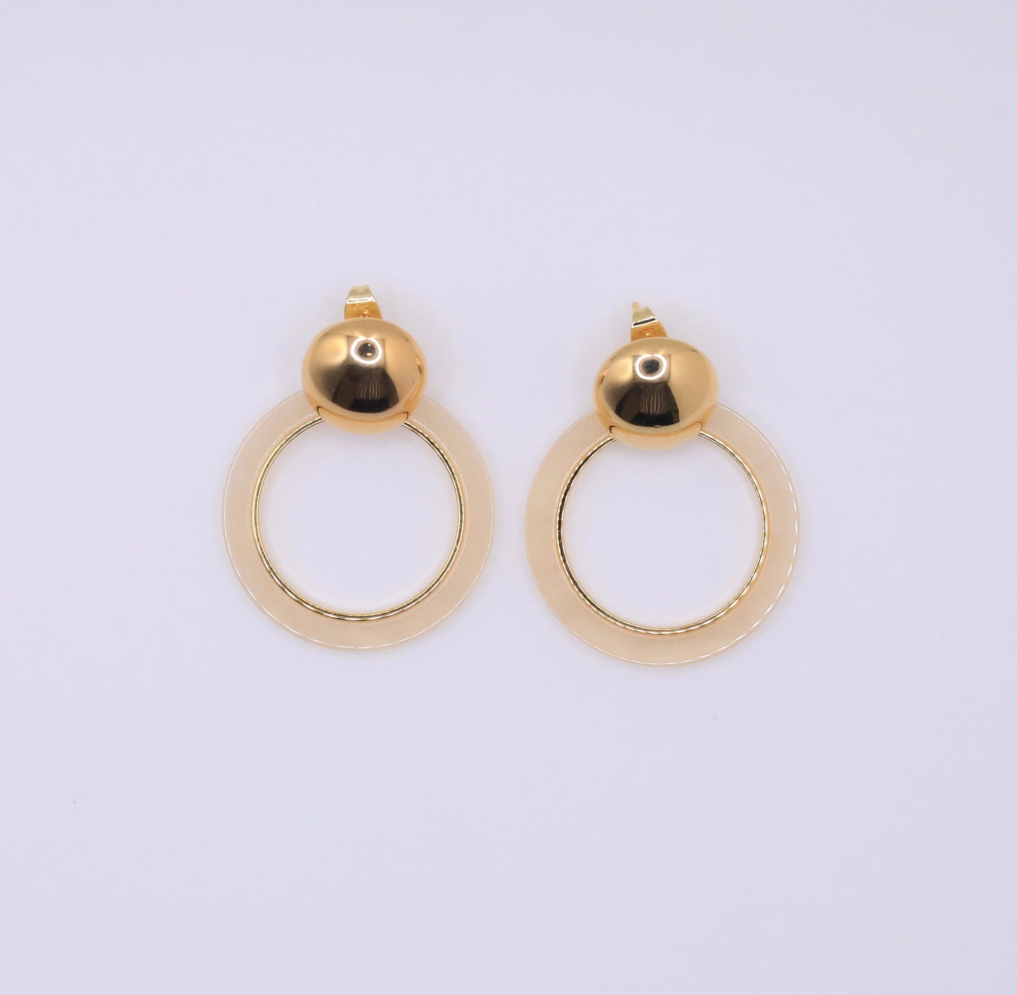 Halo Orb Drop Earrings