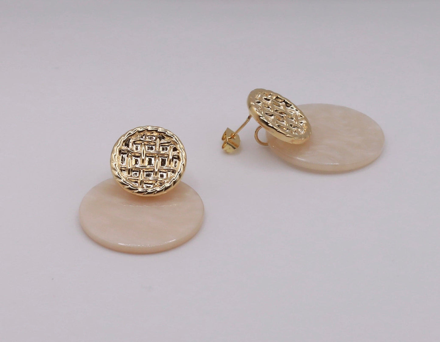 Champagne Aura Drop Earrings