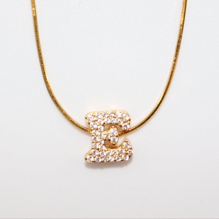 Sparkling Initials Necklace