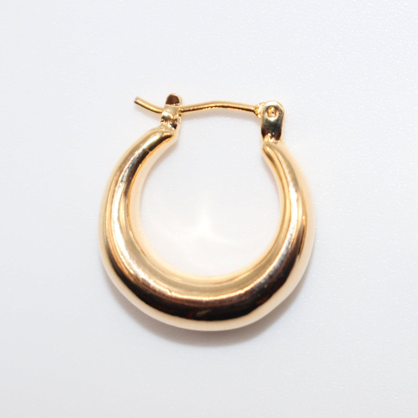 'Chunky' 2cm hoop earrings