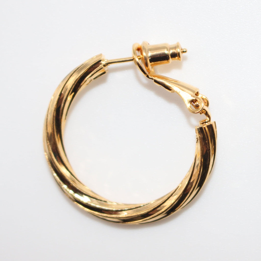 image Twisting Snake Hoop Earring
