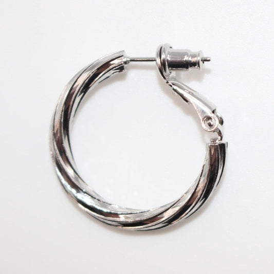Twisting Snake Hoop Earring