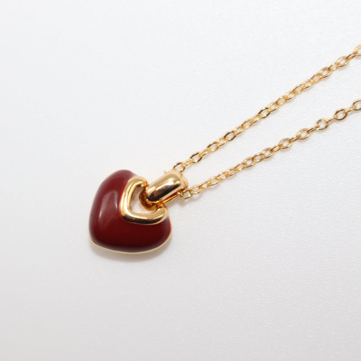 Fiery Heart Necklace