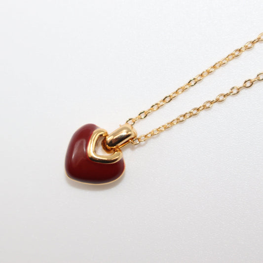 Fiery Heart Necklace