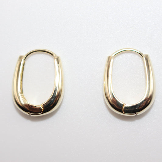 Droppy Hoop Earrings