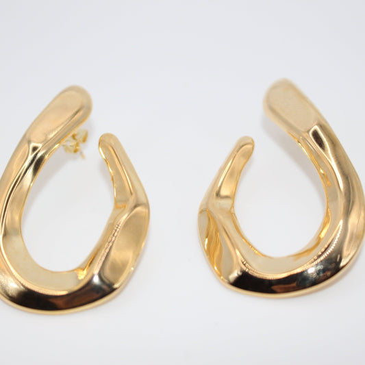 Edge of Gold Studs