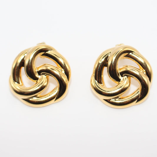 Golden Swirl earrings