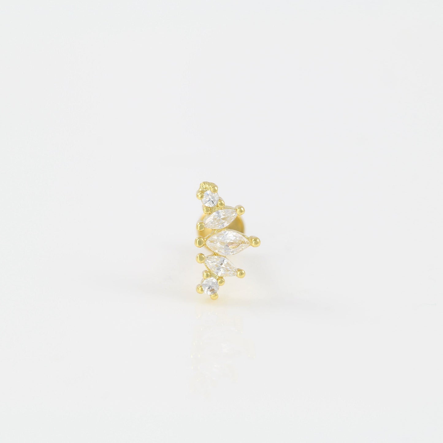 Aurora Marquis Stud piercing