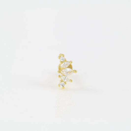 Aurora Marquis Stud piercing