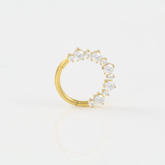 Nose sparkling hoop