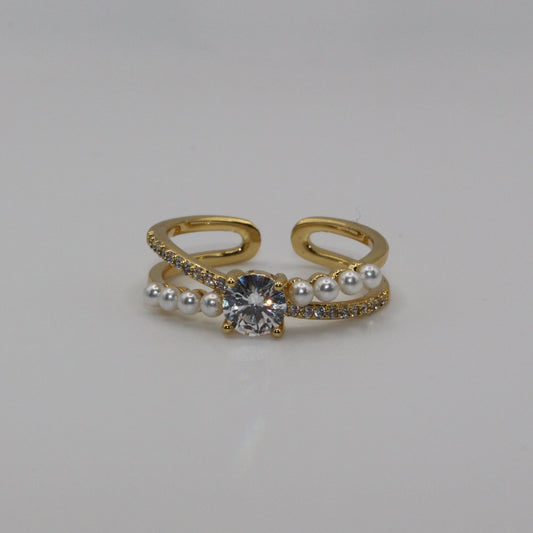 Sparkle Crossover Ring