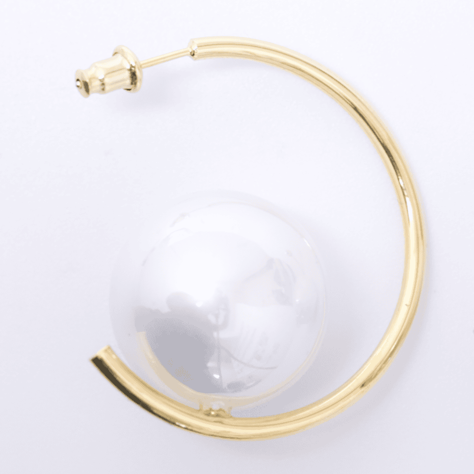 Orbital Pearl Hoops